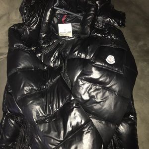 XL Black Moncler Coat